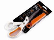 Krejčovské nůžky Fiskars na silné látky délka 21 cm 1 ks bílá oranžová
