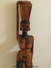 Africká žena 132 cm.