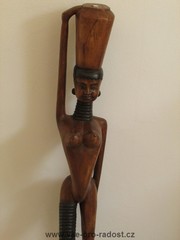 Africká žena 128cm